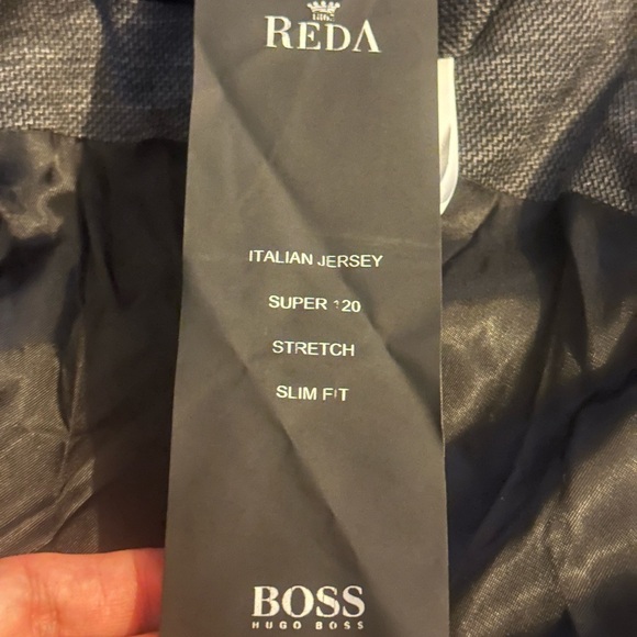 Boss Hugo Boss Slim FIT JACKET IN MICRO-PATTERNED STRETCH JERSEY 44R - Picture 11 of 17